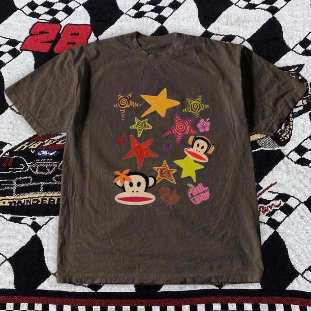 Gildan Brown T Shirt Paul Frank Brown Graphic Tee